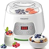 Yogurt Maker, Greek Yogurt Maker with Timer Control and Strainer, Yogurt Maker Machine with Stainless Steel Liner, Electric P
