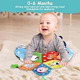Vicloon Tummy Time Pillow Baby Toy Black White High Contrast Detachable Support view 7