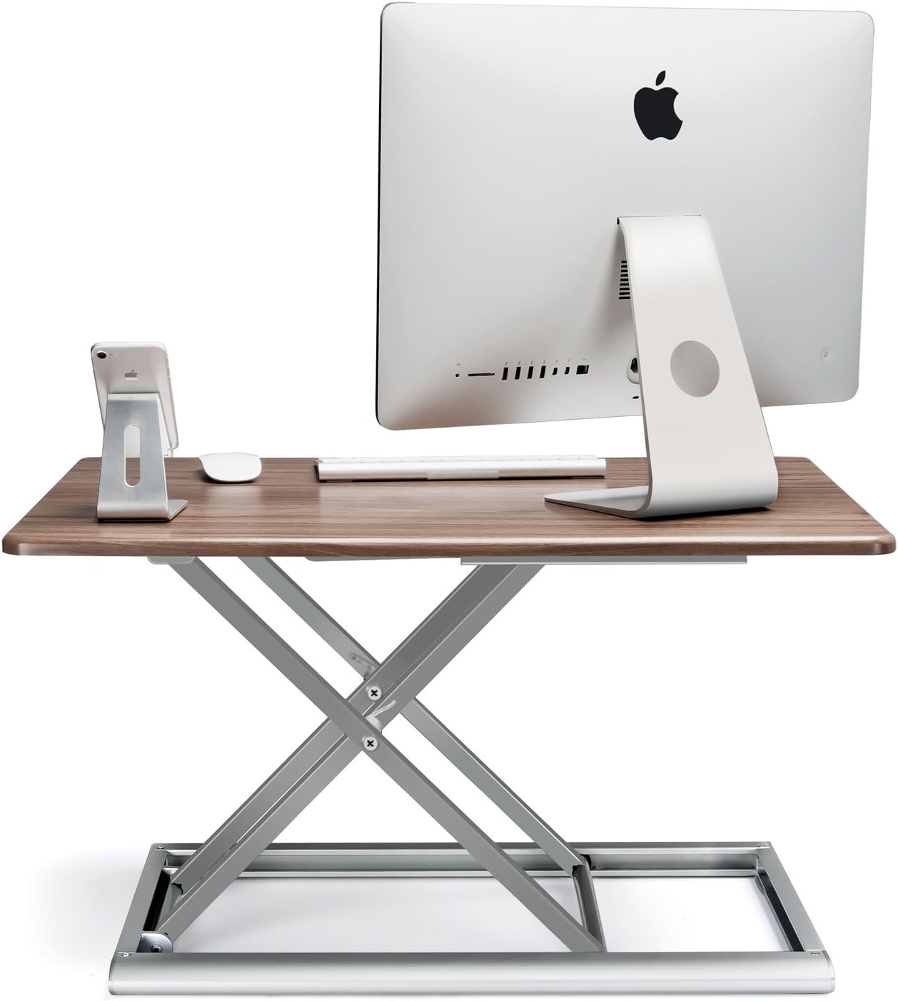 ThingyClub® Standing Desk Converter Height Adjustable Sit to Stand fits Laptop and Monitor, 765 x 51 mm working surface - Image 5