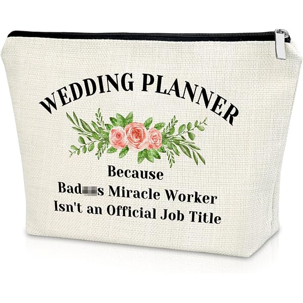 G2TUP Dankes-Tasche Für Hochzeitskoordinatoren – Personalisierte Geschenkidee Mit Reißverschluss