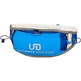 Ultimate Direction Race Belt 6.0 Running Belt, UD Blue, One Size | Unisex No-Bounce Running Waist Pack with Phone Pocket, Secure Storage &amp; 500mL Body Bottle
