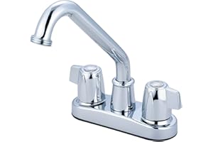 Olympia Faucets B-8191 Two Handle Laundry Faucet, Chrome Finish