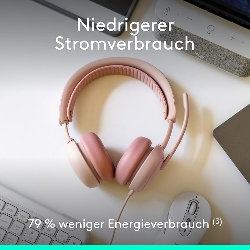 Zone Wired 2 Headset mit Geräuschunterdrückung, Rosa — Foto 8 von 8