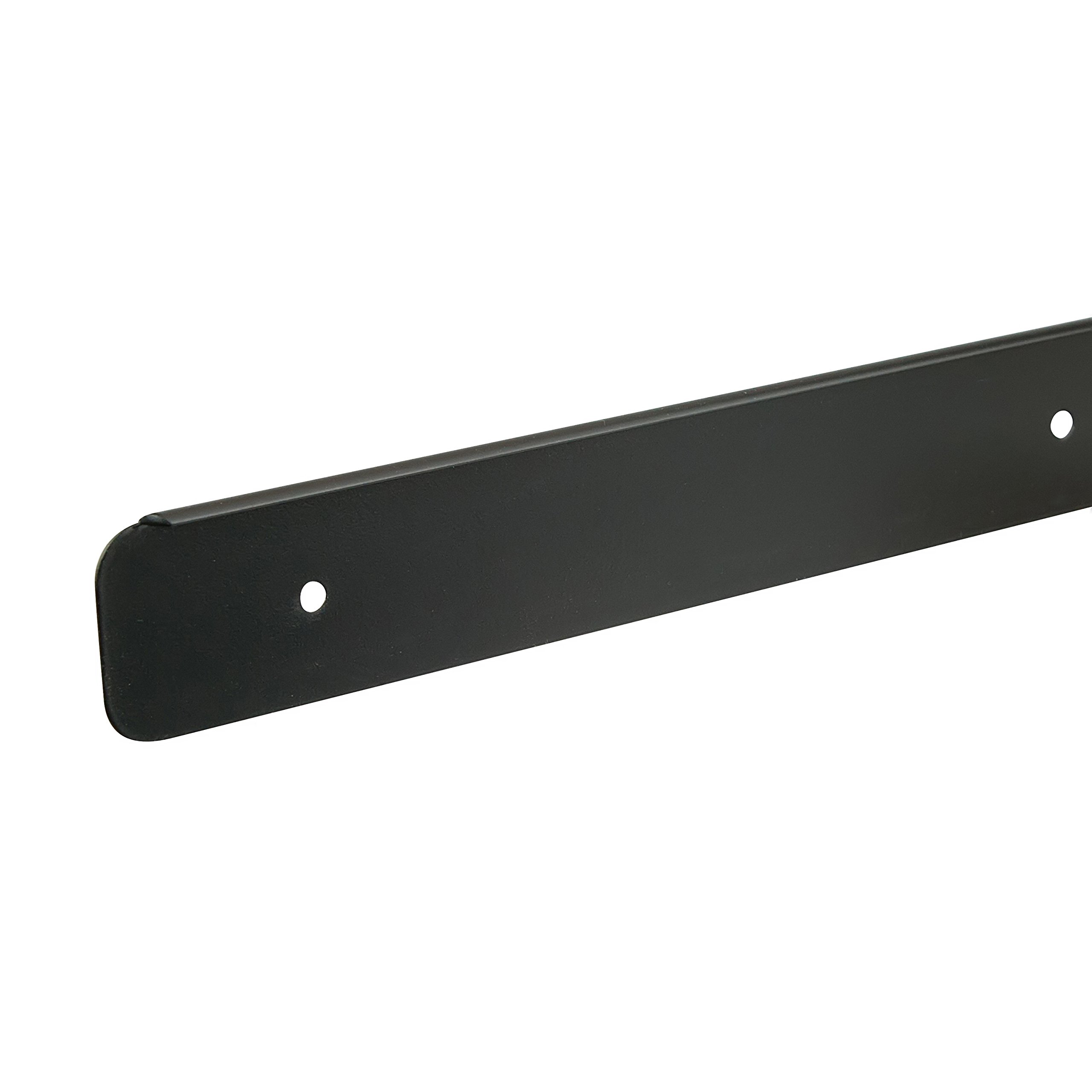 40mm Black End Cap 10mm Radius