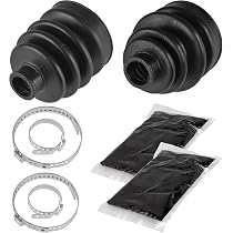 Caltric Front CV Axle Set For Yamaha Kodiak 400, Big Bear 350, Timberwolf 250 – Compatible 4WD ATV Replacement