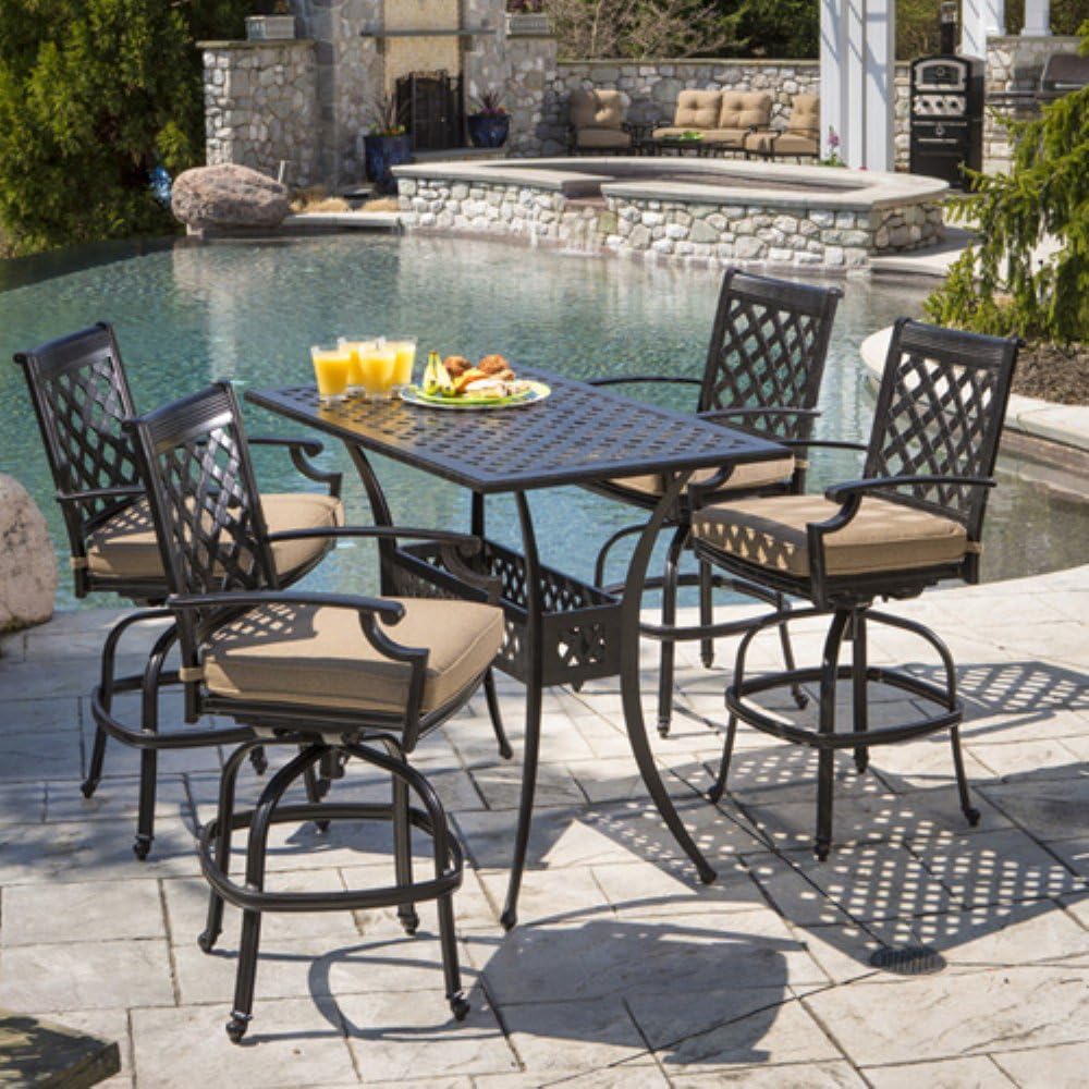 Amazon Com Alfresco Home 22 1346 Lattice Gathering Height Patio
