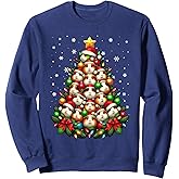 Ugly Christmas Sweater Day Funny Guinea Pig Christmas Tree Sweatshirt