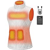 Wulcea Graphene Heated Vest For Women 7.4V Fast Charge Large Capacity Battery