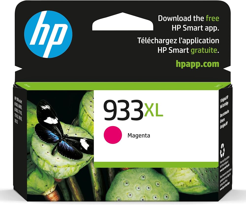 HP 933XL Magenta Ink Cartridge CN055AN Original for OfficeJet 6700 Premium
