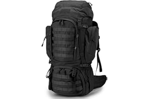 Mardingtop 60L Military Internal Frame Backpack for Hiking,Camping,Hunting,Rucksack Backpack with Rain Cover