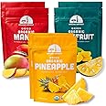 Mavuno Harvest Organic Dried Fruit Variety Pack | Dried Mango, Pineapple, and Jackfruit | Healthy, Vegan, No Sugar Added, Non GMO Snacks for Kids & Adults | 2 Ounce, Pack of 6