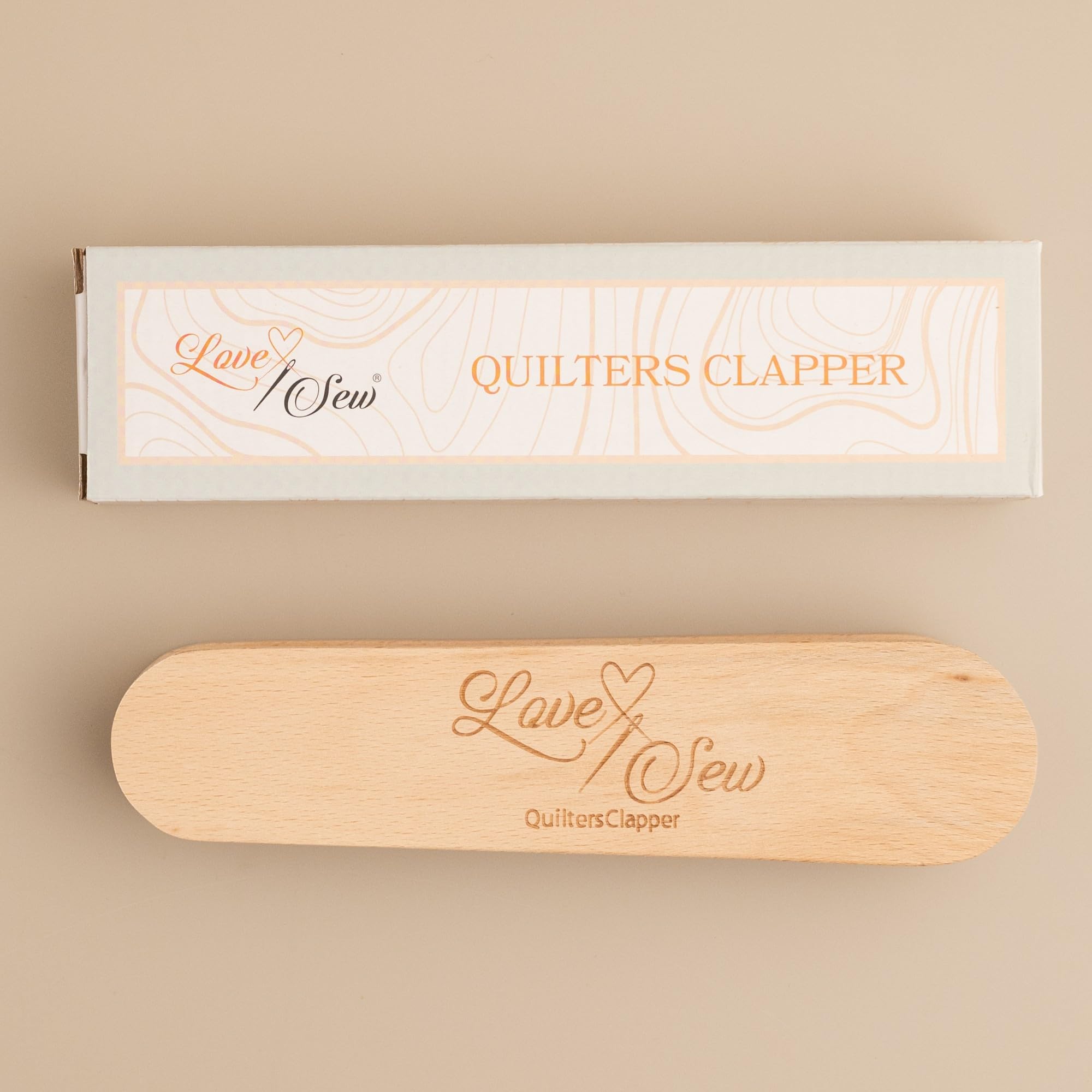 Love Sew Quilters Clapper (Wood)