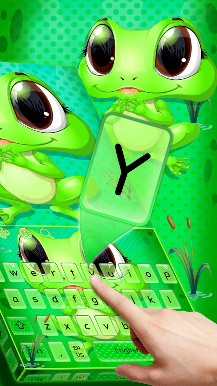 Cute Big Eyes Frog keyboard theme 🐸 Amazon.es Apps y Juegos