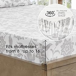 FreshCulture Floral Bed Sheets - Ultra Soft Twin