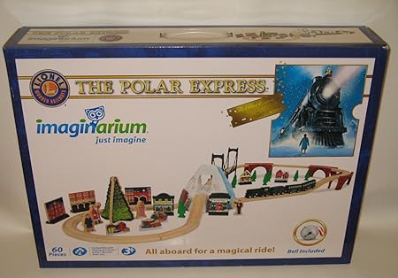 polar express wooden train