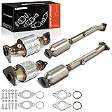 A-Premium Front and Rear 4-PC Catalytic Converter