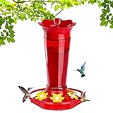 Glass Hummingbird Feeders for Outdoors Hanging Ant