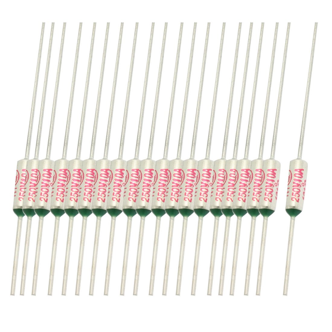 Sourcingmap 250V 10A 121 Degree Protective Electric Electronic Thermal Fuse