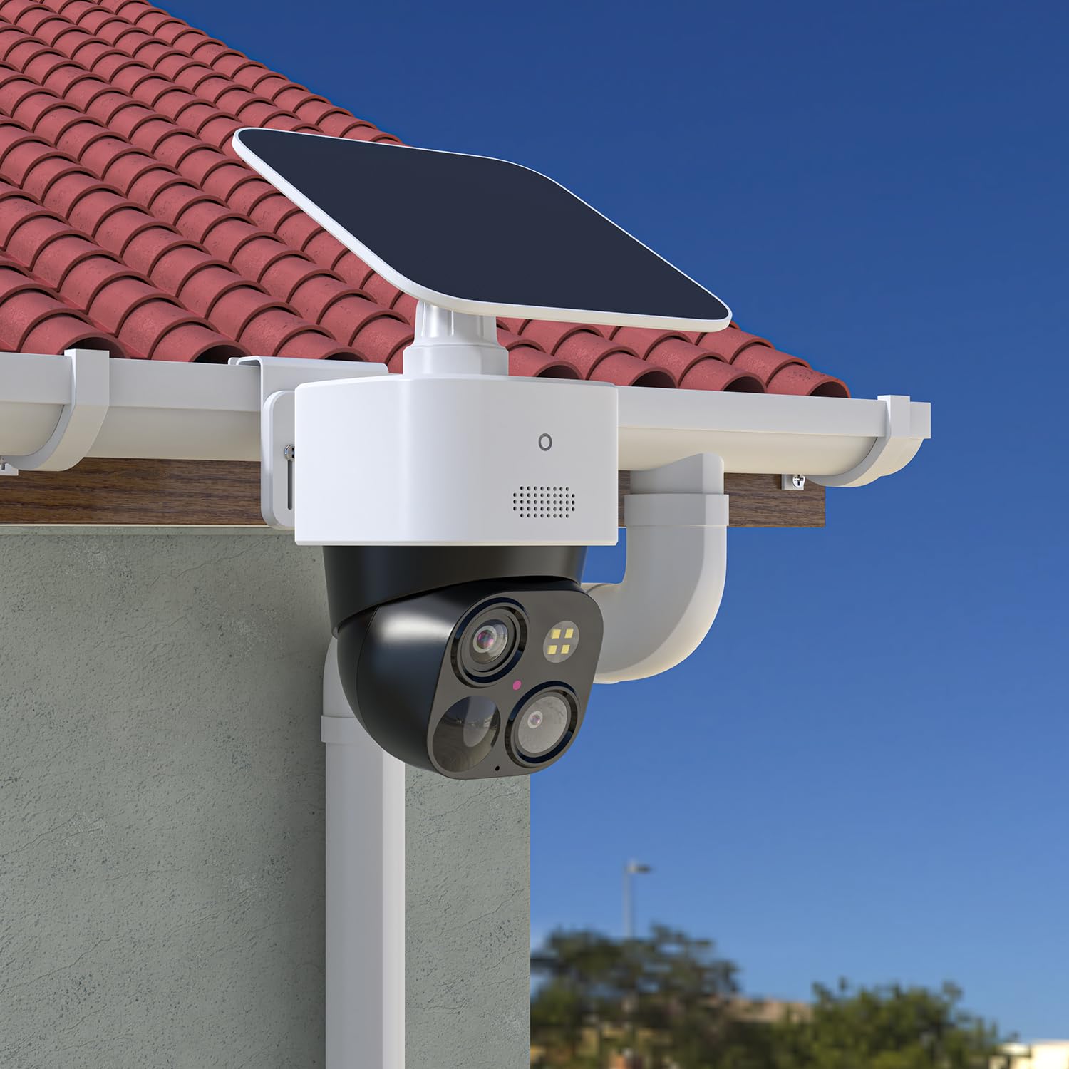 Holicfun Camera Gutter Mount for Eufy SoloCam S340, SoloCam E30 and Eufy 4G LTE Cam S330
