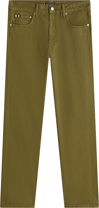 Uomo Jeans Regular Dover Straight Fit, Verde (Dark Artichoke), 30W/32L