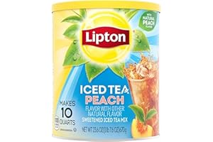 Lipton Peach Iced Tea Mix 10 Quarts (1PK)