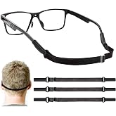 Enenfly Adjustable Glasses Straps - 3 Pack No Tail Eyewear Retainer for Men, Women, Kids &ndash; Fits Eyeglasses &amp; Sunglasses