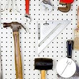 Jubaopen 40pc Metal Pegboard Hooks Assortment 5cm & 10cm for Store Home Kitchen view 6