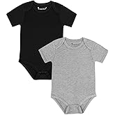 Jimonda Baby Bodysuits Rayon from Bamboo Short Sleeve Baby Boys Girls Rompers Soft Outfits Newborn Clothes