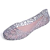 Dear Time Women Flat Heel Summer Beach Jelly Shoes