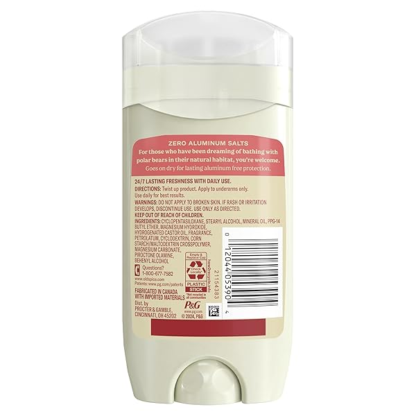 OLD SPICE GENTLEMAN’S ALUMINUM FREE DRY FEEL DEODORANT FOR MEN, 24/7 LASTING FRESHNESS, GENTLE ON SKIN WITH SKIN CONDITIONERS, HIMALAYAN SEA SALT + GLACIER WATER SCENT, 3.0 OZ