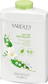 Yardley London Lily of The Valley Perfumed Body Powder Dusting 200g view 2