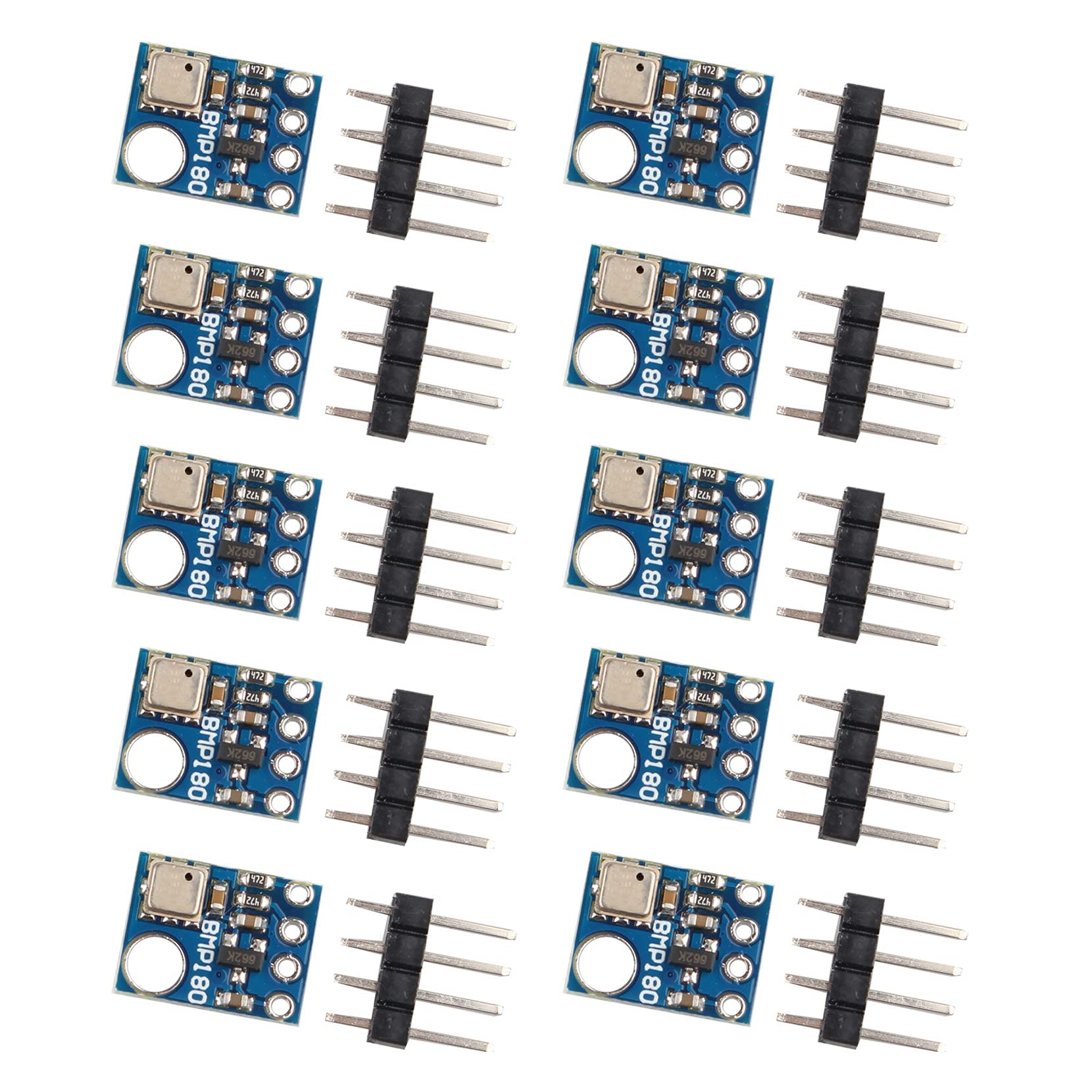 Jopto 10PCS BMP180 GY-68 Digital Barometric Pressure Sensor Module Replace BMP085 Compatible with Arduino