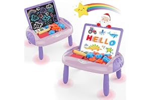 Cokzer Toys for 1-2 Year Old Girls, Drawing Board for Toddlers 1-2 with Magnetic Letters and Numbers, Girls Birthday Christma
