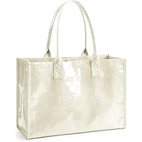 Women's Puffy Tote Bag - Large Waterproof Mommy Bag With Thickened Base For Everyday Use