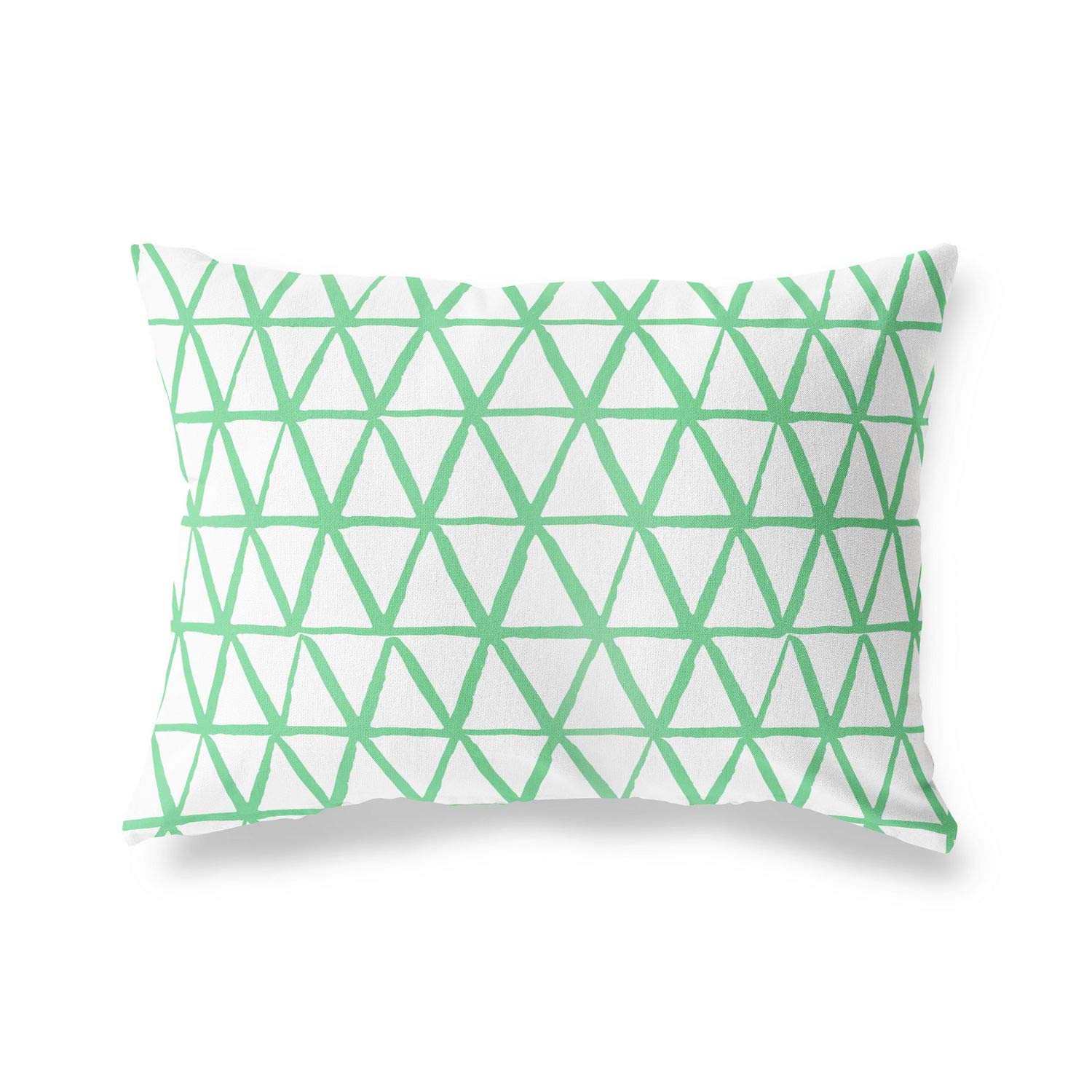 BonaMaison Decorative Cushion Cover, Petrol Green-White Throw Pillow Covers, Home Decorative Pillowcases for Livingroom, Sofa, Bedroom, Size: 45X60 Cm - Designed and Manufactured in Turkey