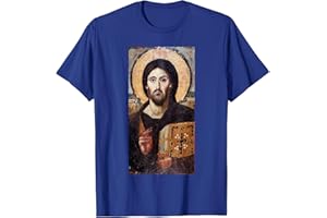 Huyarin Jesus Christ Pantocrator Sinai Orthodox Christian Icon Gifts T-Shirt