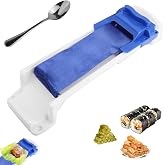 Lumpia Maker, Lumpia Roller Machine with Stainless Steel Spoon for Kitchen | Multi-functional Egg Roll Maker, Vegetable Meat Rolling Tool for Lumpia, Egg Rolls, Sushi, Perfect for Dining Room