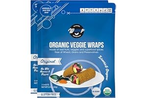 Wrawp Organic Veggie Wrap - Original (1 PACK) Gluten Free, Paleo, Plant Based, Vegan