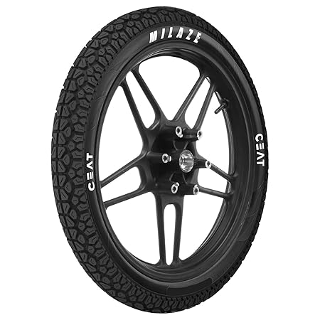 Ceat Milaze 80/100-18 54P Tubeless Bike Tyre, Rear (Home Delivery)