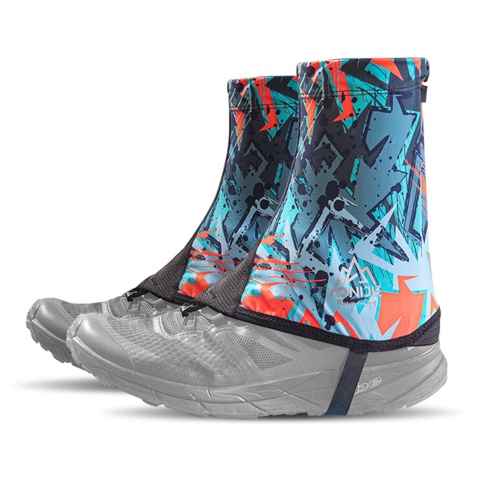 TRIWONDER Trail Running Gaiters Lightweight Breathable Sandproof Ankle Leg Gaiters Shoe Gators for Men Women Hiking Backpacking Walking (Red, L)