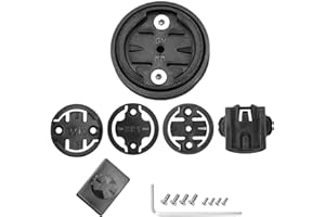 DGRYJHL Bike Computer Stem Top Cap Mount - Garmin Stem Mount Compatible with Garmin 25 200 130 500 510 520 520 800 810 820 1000 1030,Wahoo Elemnt,Bryton,Cateye Cycling GPS Computer,Includes Bike Phone Holder