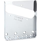 Fender American Vintage 3-Saddle Telecaster Bridge Plate, Chrome | Genuine Fender Replacement Bridge Plate 3 Saddles Chrome Finish Vintage Upgrade Compatible Tele Electric Guitar