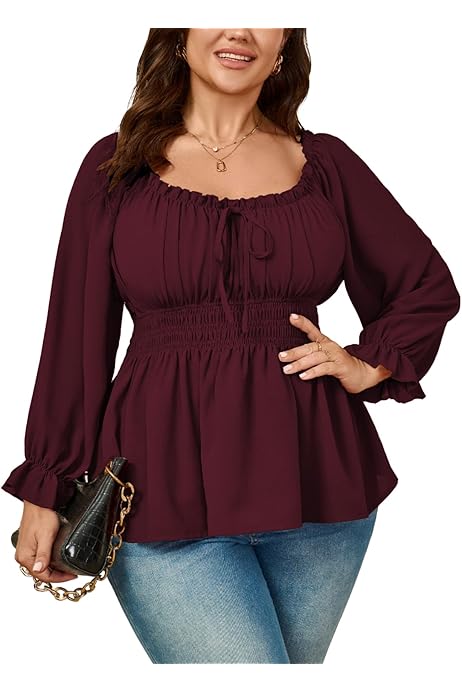 plus size peplum top amazon