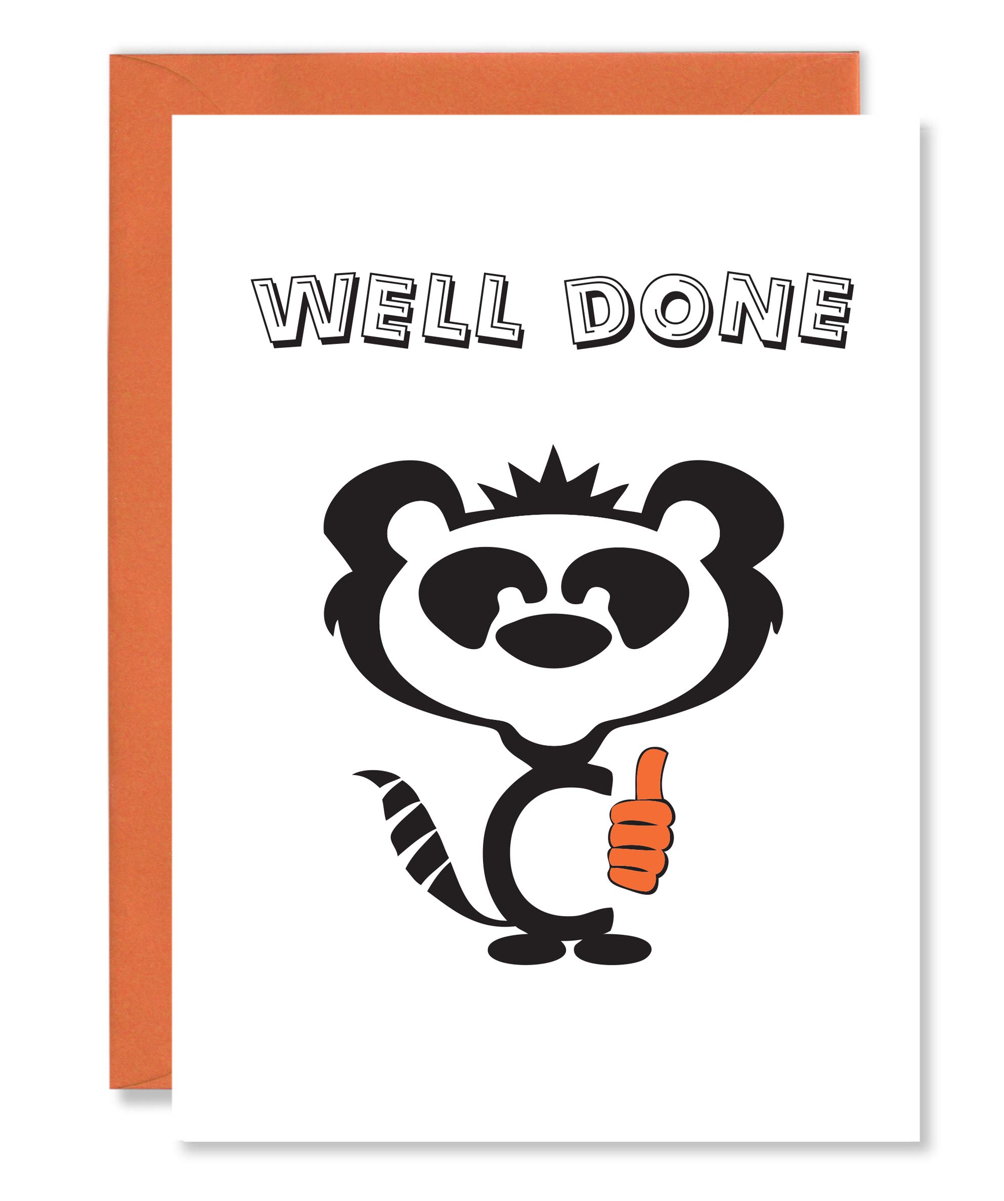 Curious Cards - Well Done Greetings Card - Congratulations Card for Passed Exams | Driving Test | New Job | Graduation | Audition | Actor | Performer sold by Card Candy