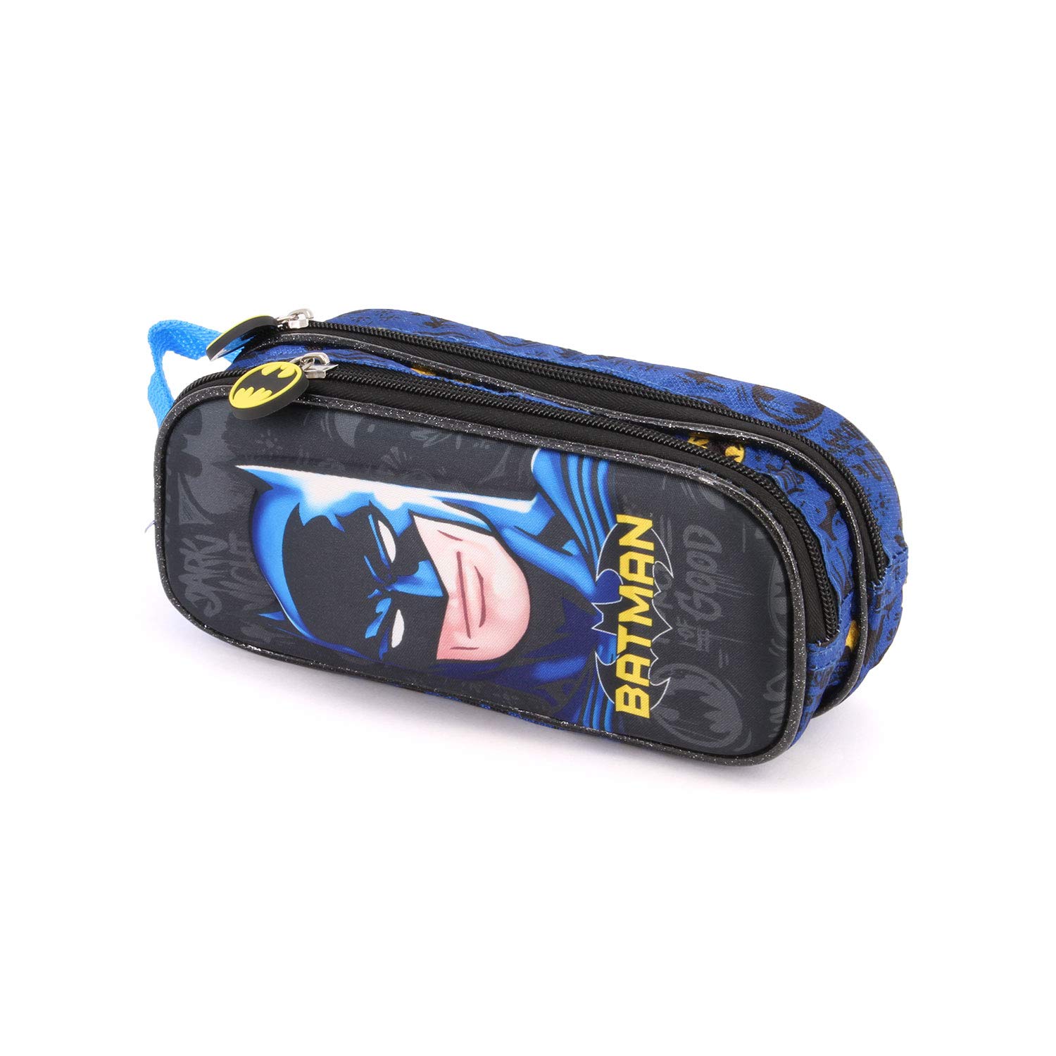 Karactermania Batman Knight-3D Double Pencil Case Pencil Cases, 22 cm, Multicolour