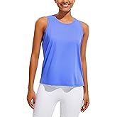 JOYSPELS Ice Silk Workout Tank Tops for Women Cool-Dry Sleeveless Loose Fit Yoga Shirts Athletic Running Gym