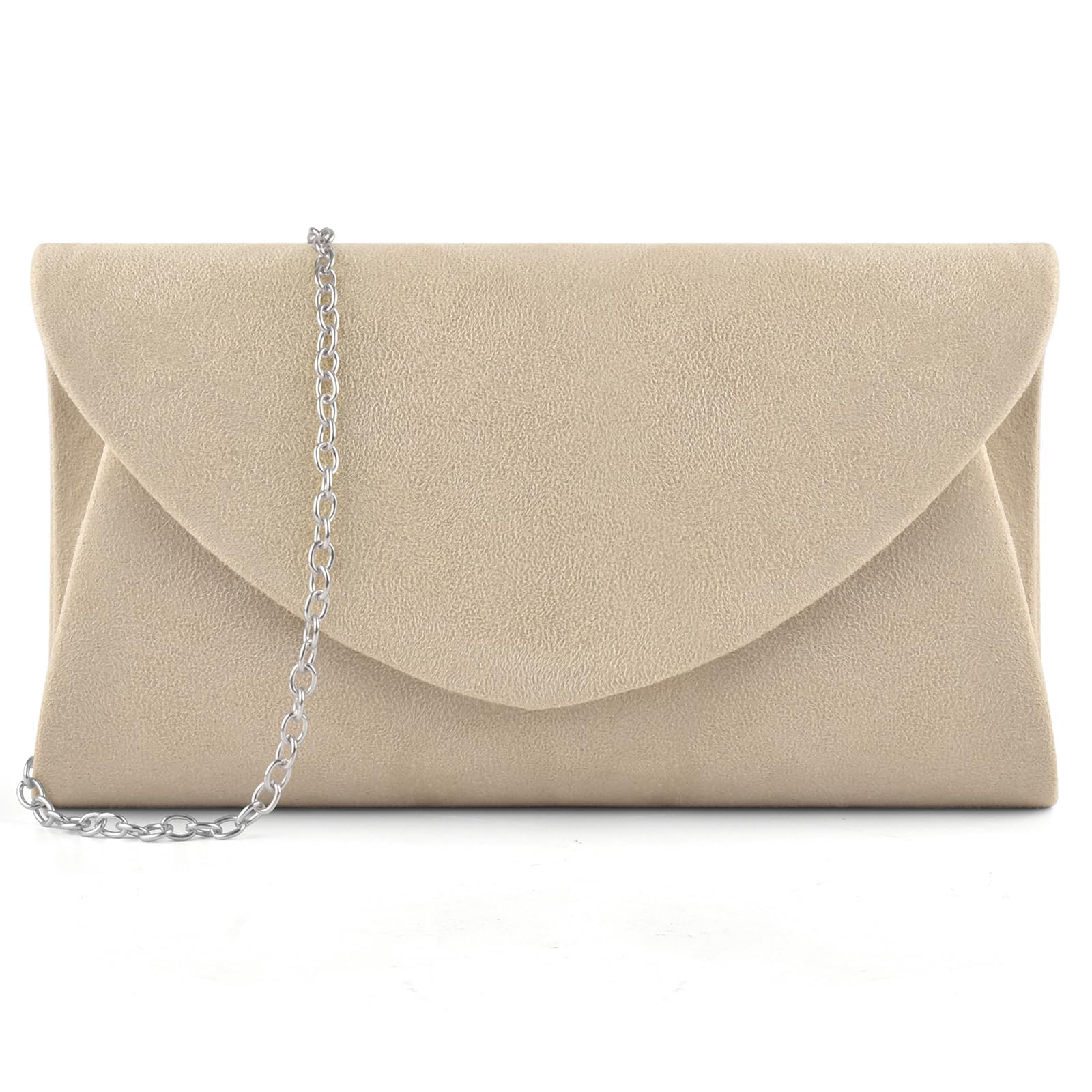 Photo 1 of PACETAP Suede Clutch Purses for Women, Elegant Evening Bag for Women Formal, Crossbody bag Clutch Purses Handbags for Wedding Party Cocktail Prom Dinner