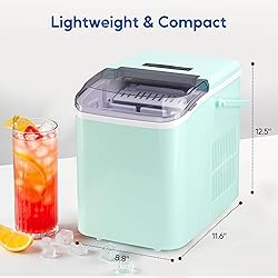 HealSmart Countertop Ice Maker Machine, Fast Making