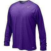 Nike 384408 Legend Dri-Fit Long Sleeve Tee - Purple Large