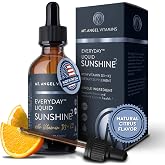Liquid Vitamin D3 and K2 Drops, 5000 IU Vitamin D3 K2 Drops, Vegan, 2 oz